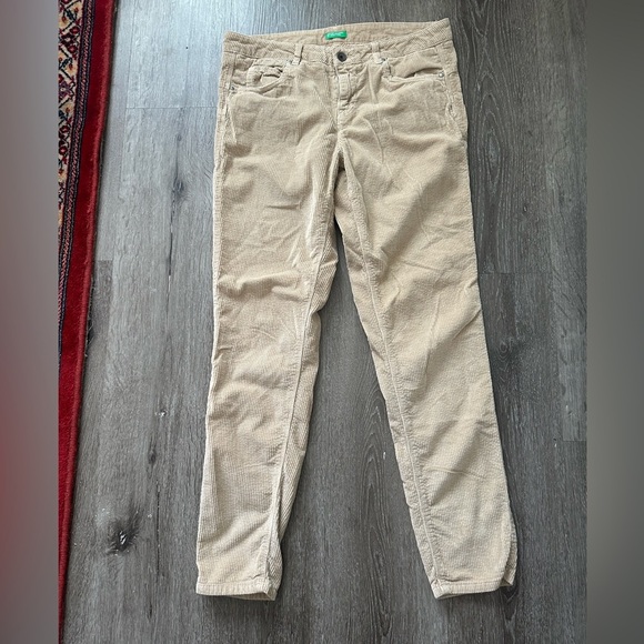 United Colors Of Benetton Light Tan Corduroy Pants - Picture 4 of 6